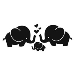 Elephant Vinyl Decal Sticker V62 - DecalsHouse
