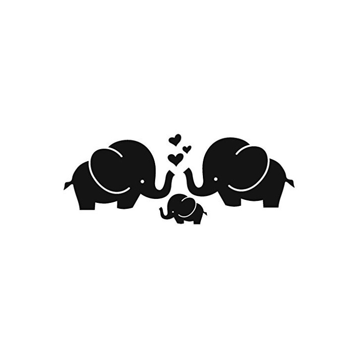 Elephant Vinyl Decal Sticker V62 - DecalsHouse