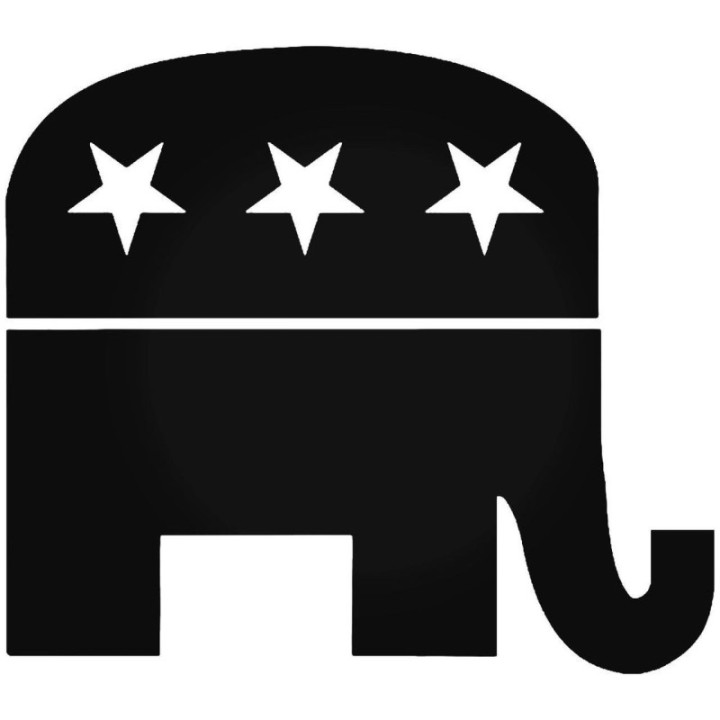 Elephant Vinyl Decal Sticker V63 - DecalsHouse
