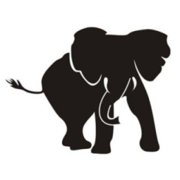 Elephant Vinyl Decal Sticker V64 - DecalsHouse