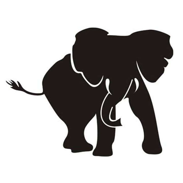 Elephant Vinyl Decal Sticker V64 - DecalsHouse