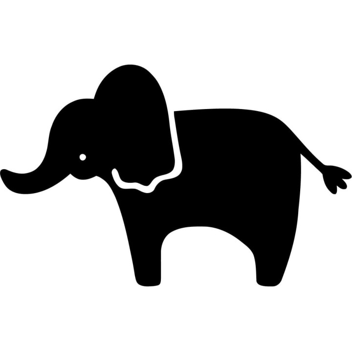 Elephant Vinyl Decal Sticker V66 - DecalsHouse