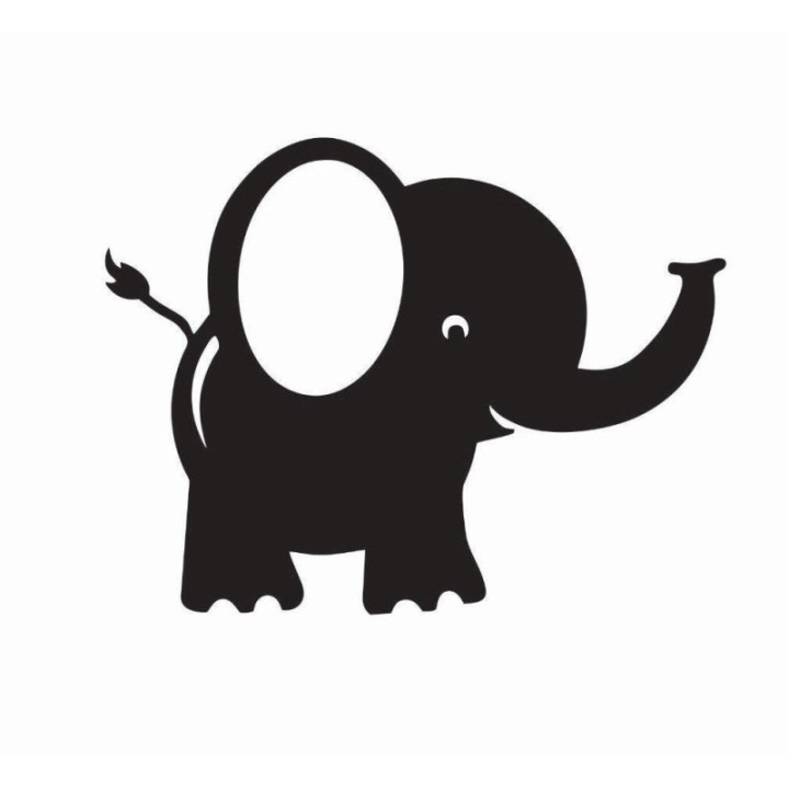 Elephant Vinyl Decal Sticker V72 - DecalsHouse