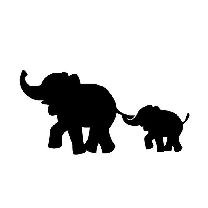 Elephant Vinyl Decal Sticker V77 - DecalsHouse