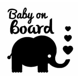 Elephant Vinyl Decal Sticker V80 - DecalsHouse