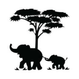 Elephant Vinyl Decal Sticker V82 - DecalsHouse