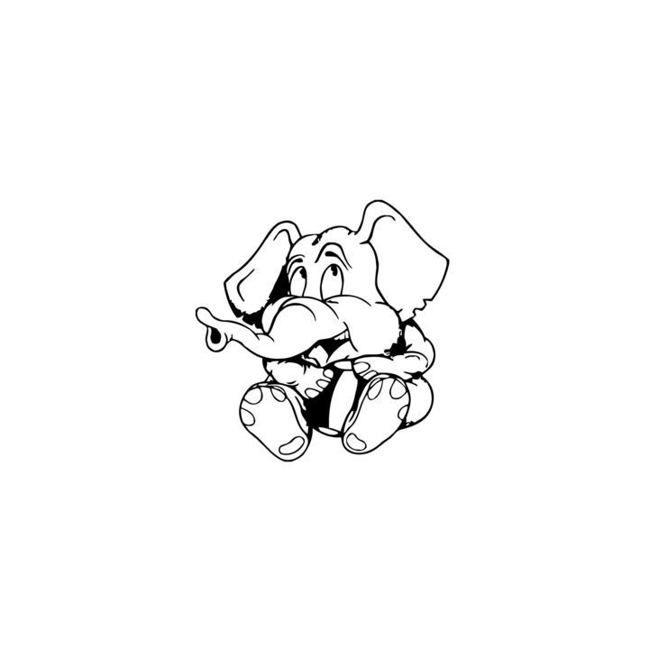 Elephant Vinyl Decal Sticker V94 - DecalsHouse