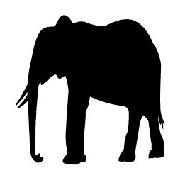 Elephant Vinyl Decal Sticker V96 - DecalsHouse