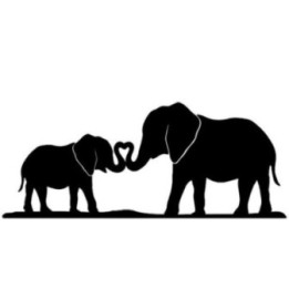 Elephant Vinyl Decal Sticker V98 - DecalsHouse