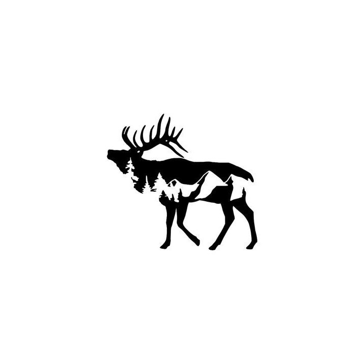 Elk Vinyl Decal Sticker V25 - DecalsHouse