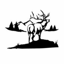 Elk Vinyl Decal Sticker V33 - DecalsHouse