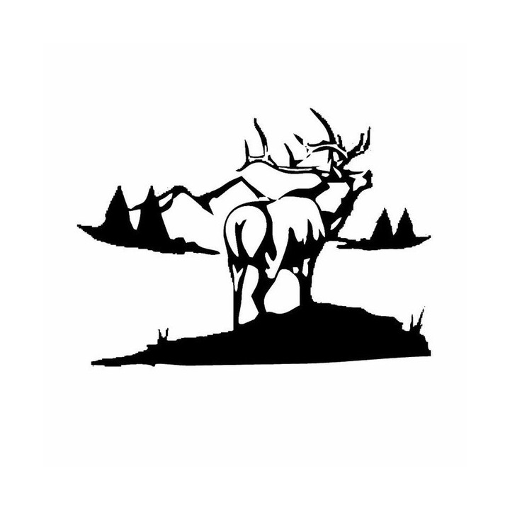 Elk Vinyl Decal Sticker V33 - DecalsHouse