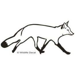 Fox Vinyl Decal Sticker V4 - DecalsHouse
