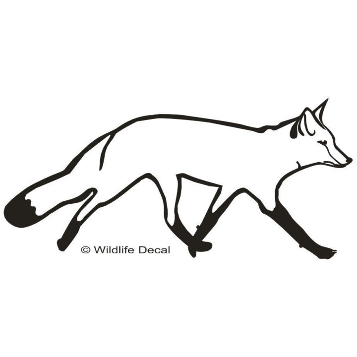 Fox Vinyl Decal Sticker V4 - DecalsHouse