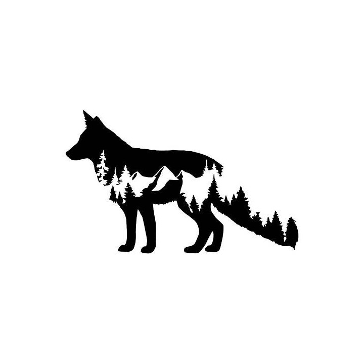 Fox Vinyl Decal Sticker V8 - DecalsHouse