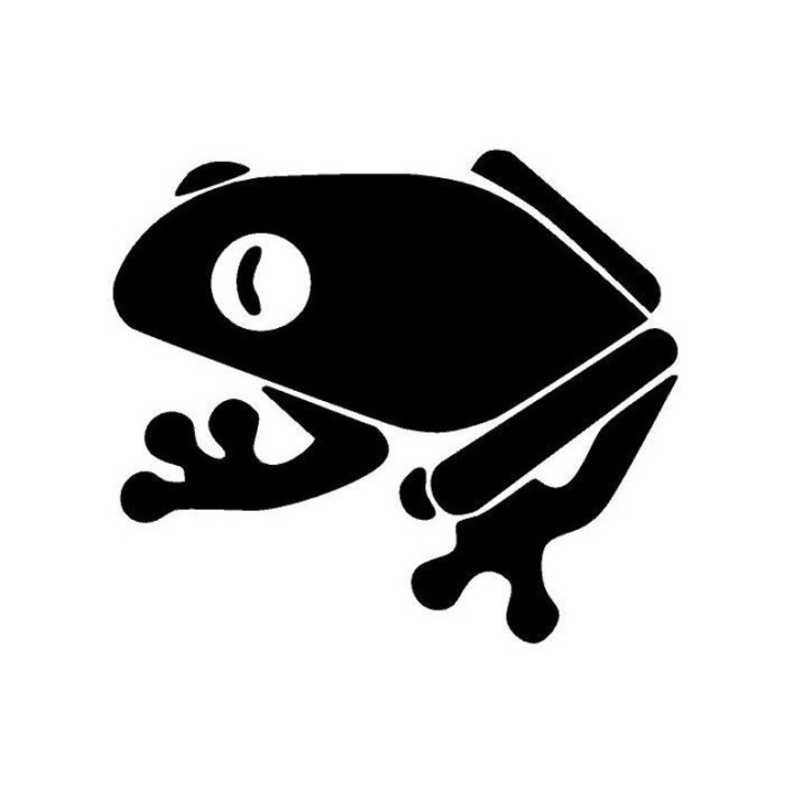 Frog Vinyl Decal Sticker V117 - DecalsHouse