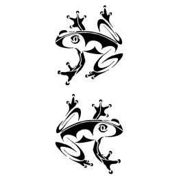 Frog Vinyl Decal Sticker V120 - DecalsHouse