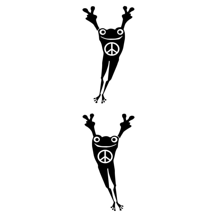Frog Vinyl Decal Sticker V32 - DecalsHouse