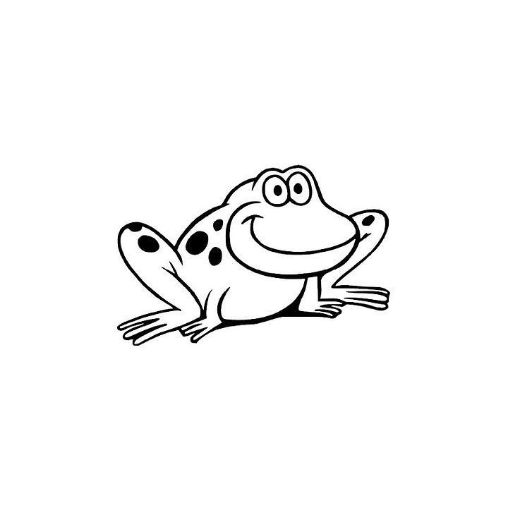Frog Vinyl Decal Sticker V34 - DecalsHouse
