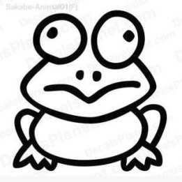 Frog Vinyl Decal Sticker V41 - DecalsHouse