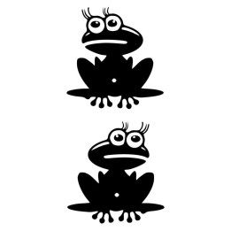 Frog Vinyl Decal Sticker V47 - DecalsHouse