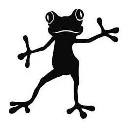 Frog Vinyl Decal Sticker V64 - DecalsHouse