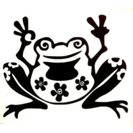 Frog Vinyl Decal Sticker V77 - DecalsHouse