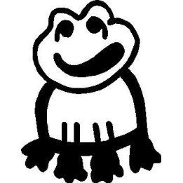 Frog Vinyl Decal Sticker V86 - DecalsHouse