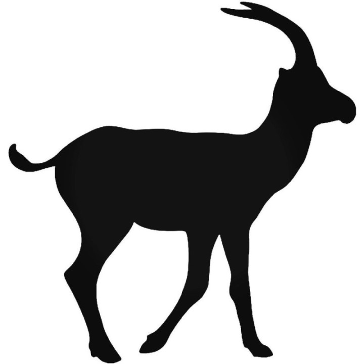 Gazelle Vinyl Decal Sticker V18 - DecalsHouse