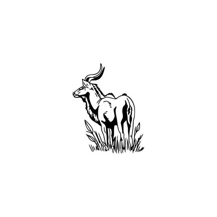 Gazelle Vinyl Decal Sticker V2 - DecalsHouse