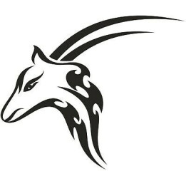 Gazelle Vinyl Decal Sticker V26 - DecalsHouse