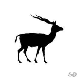 Gazelle Vinyl Decal Sticker V3 - DecalsHouse