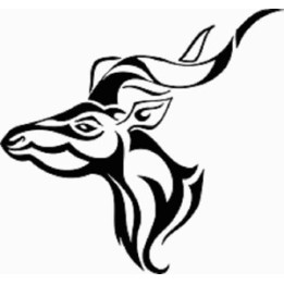 Gazelle Vinyl Decal Sticker V6 - DecalsHouse
