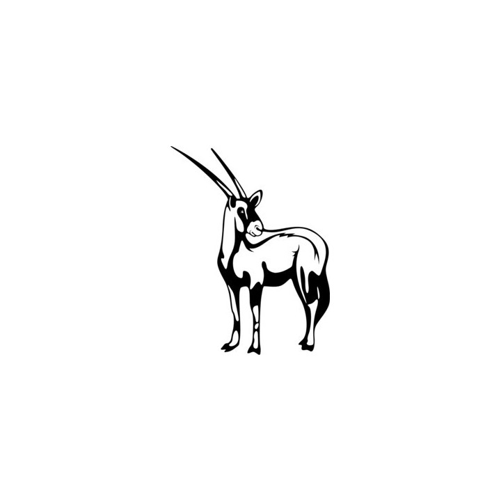 Gazelle Vinyl Decal Sticker - DecalsHouse