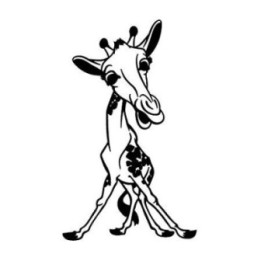 Giraffe Vinyl Decal Sticker V14 - DecalsHouse