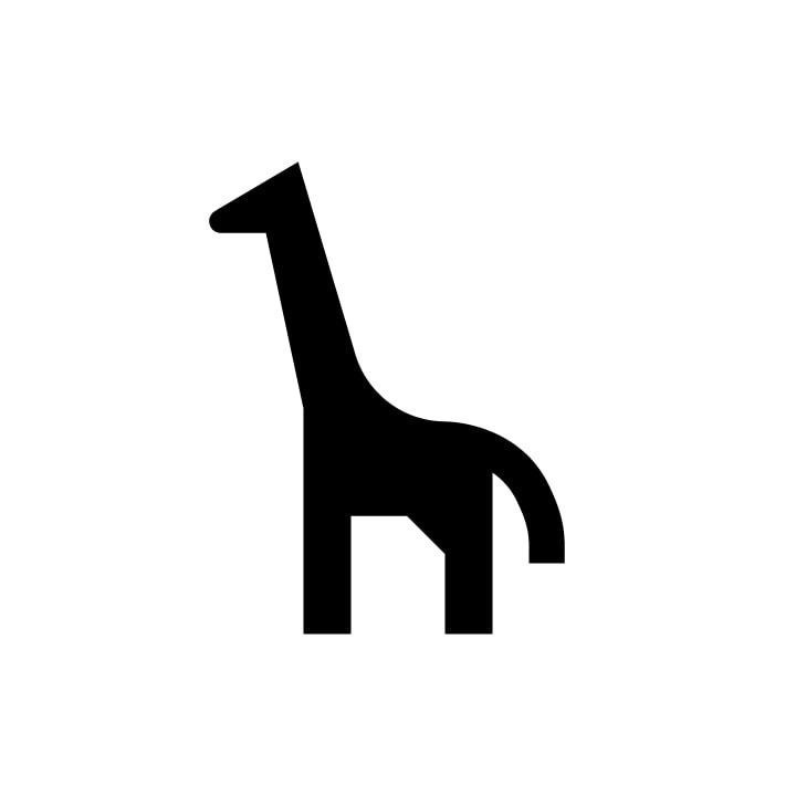Giraffe Vinyl Decal Sticker V24 - DecalsHouse