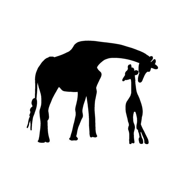 Giraffe Vinyl Decal Sticker V41 - DecalsHouse