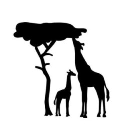 Giraffe Vinyl Decal Sticker V42 - DecalsHouse