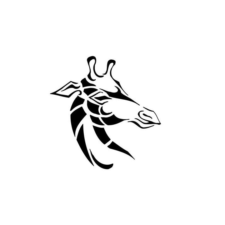 Giraffe Vinyl Decal Sticker V43 - DecalsHouse