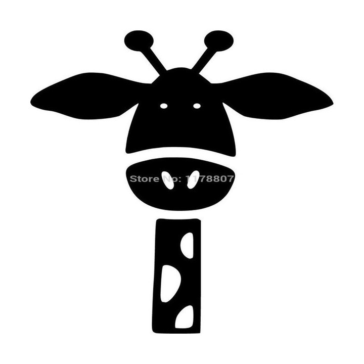 Giraffe Vinyl Decal Sticker V46 - DecalsHouse