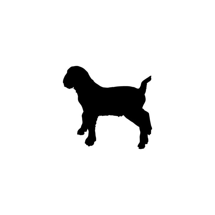 Goat Silhouette Stickers – Farm Animal Decals (2-Pack)