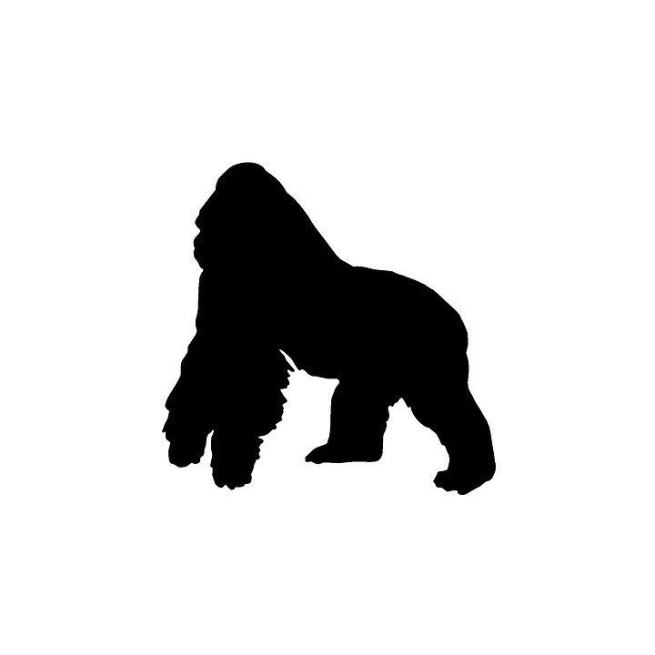 Gorilla Vinyl Decal Sticker V24 - DecalsHouse