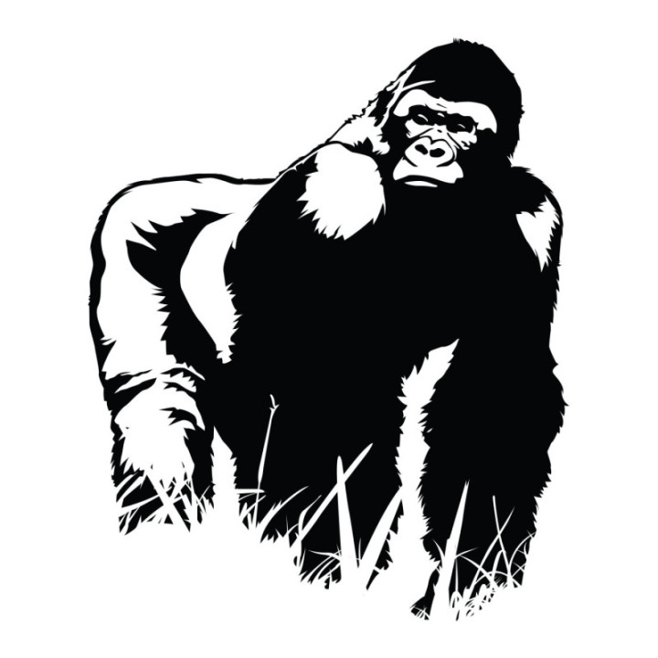 Gorilla Vinyl Decal Sticker V37 - DecalsHouse