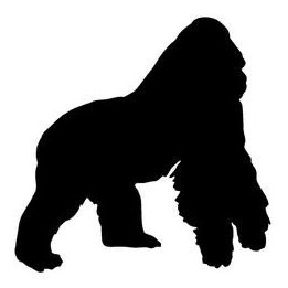 Gorilla Vinyl Decal Sticker V39 - DecalsHouse