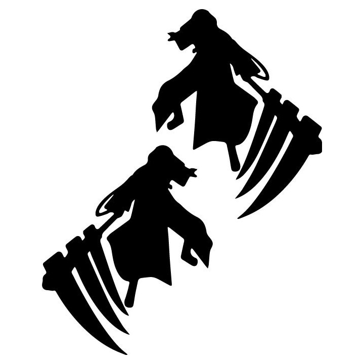 Naruto Hidan Akatsuki Stickers – Jashin Decals (2-Pack)