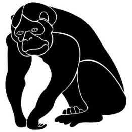 Gorilla Vinyl Decal Sticker V46 - DecalsHouse