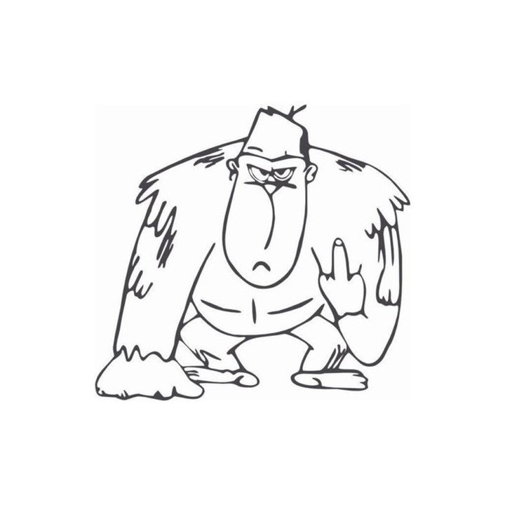 Gorilla Vinyl Decal Sticker V48 - DecalsHouse