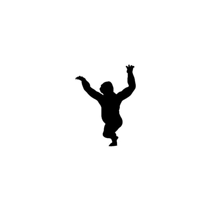 Gorilla Vinyl Decal Sticker V8 - DecalsHouse