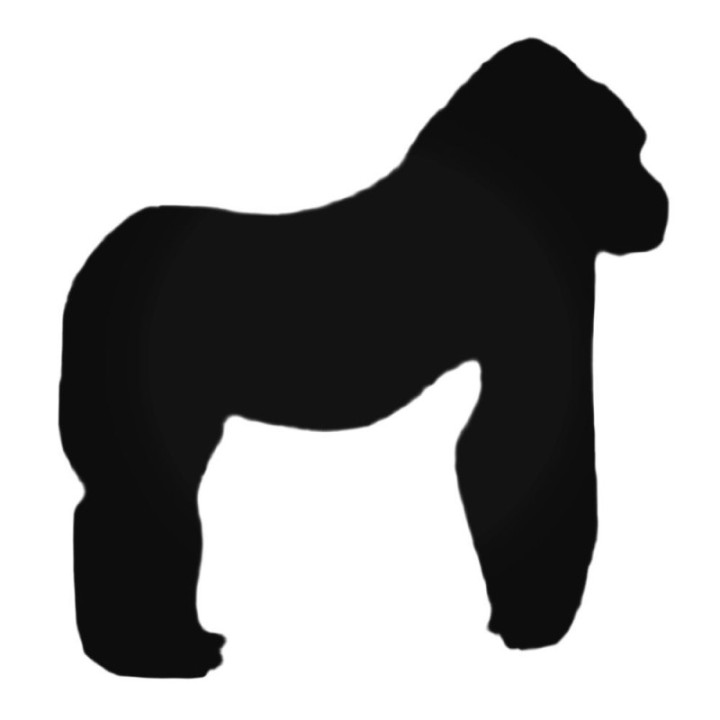 Gorilla Vinyl Decal Sticker V81 - DecalsHouse