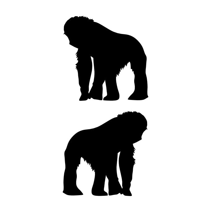 Gorilla Vinyl Decal Sticker V82 - DecalsHouse